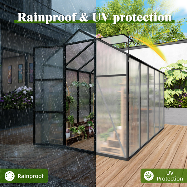 Walk-in greenhouse kit
