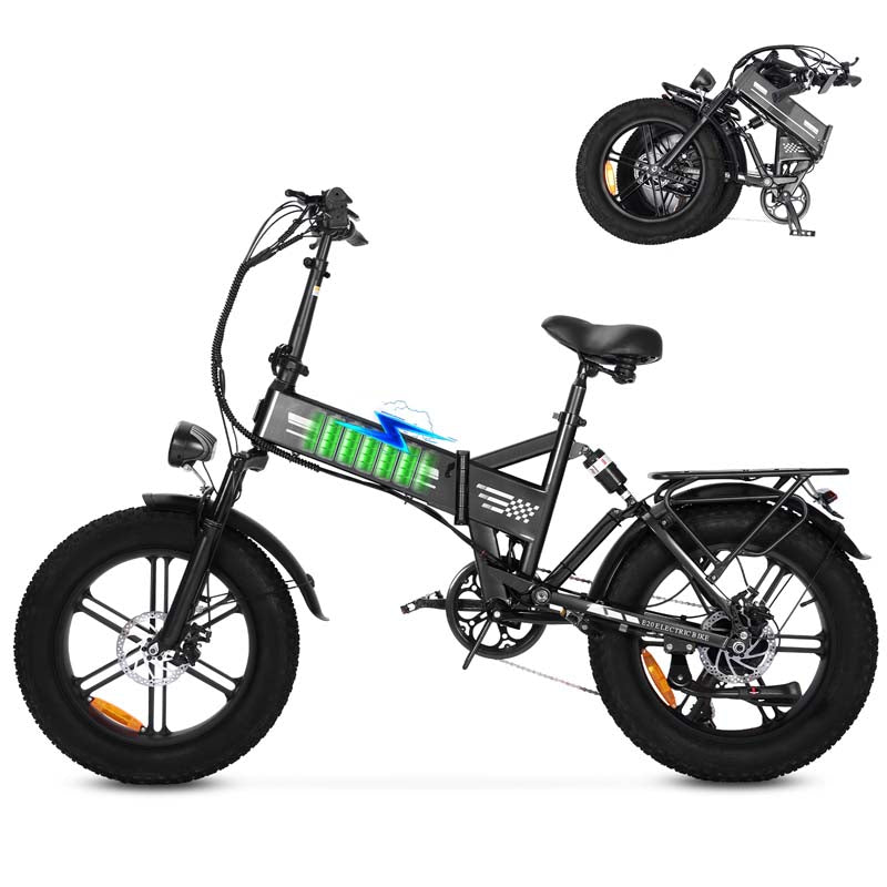 E20 fat tire electric bike features