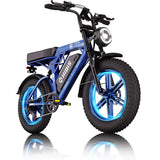 C200 moped style electric bike side view