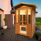 Cedar sauna details