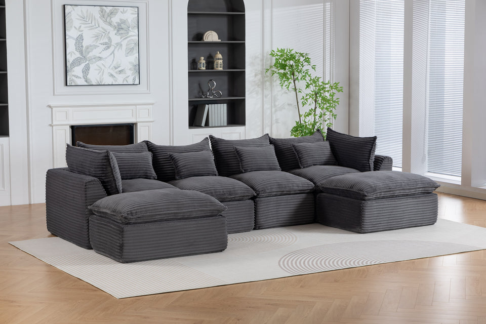 Cloud couch in living room