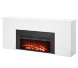 75 inch steel electric fireplace TV stand