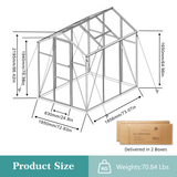 6x6 greenhouse dimensions