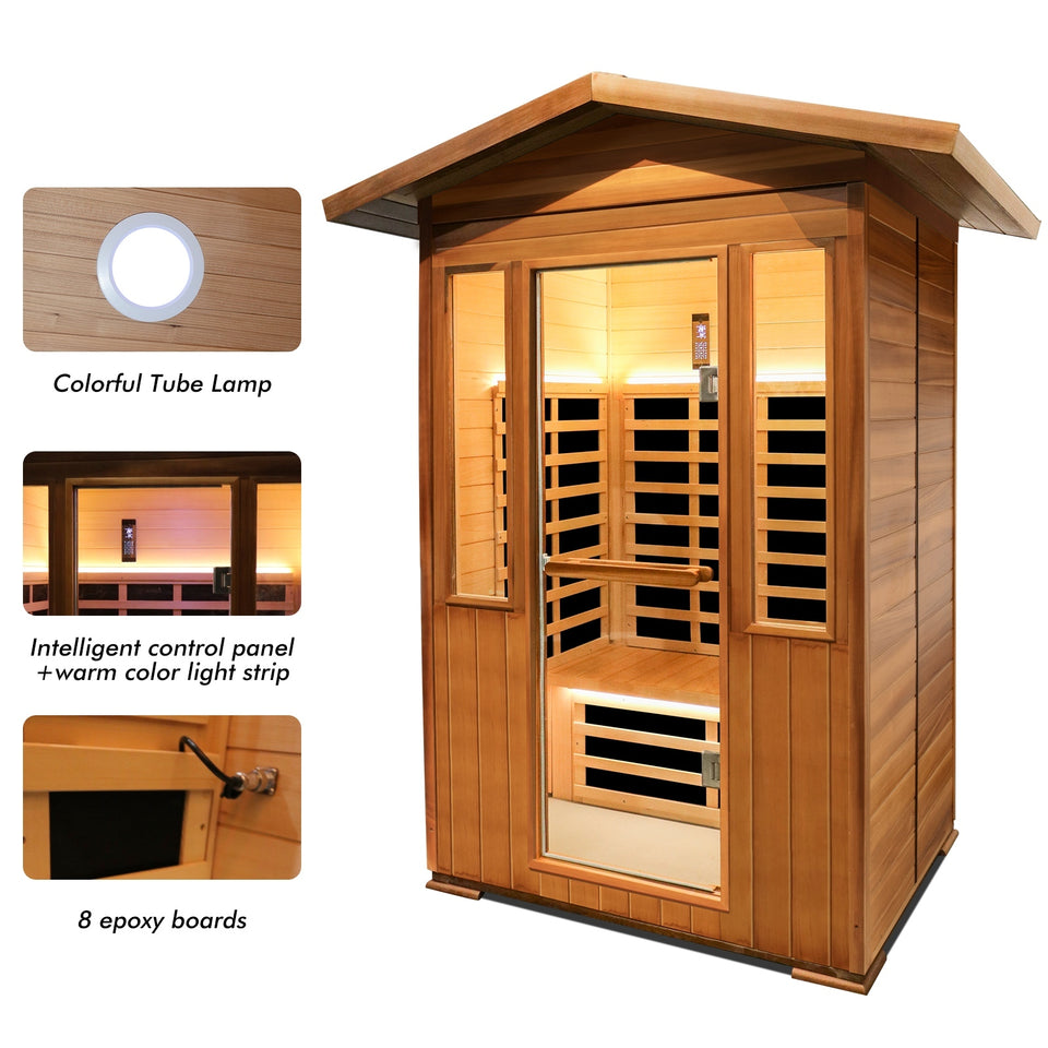 Cedar sauna dimensions