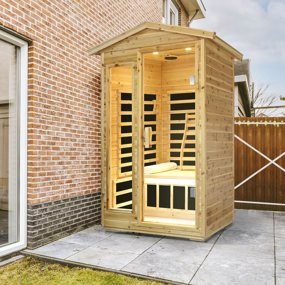 Outdoor sauna features