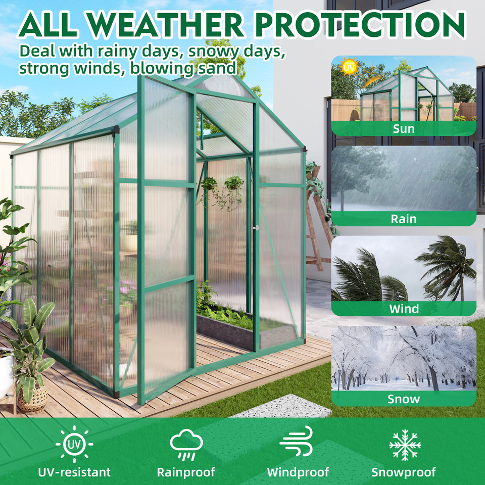 Greenhouse frame detail