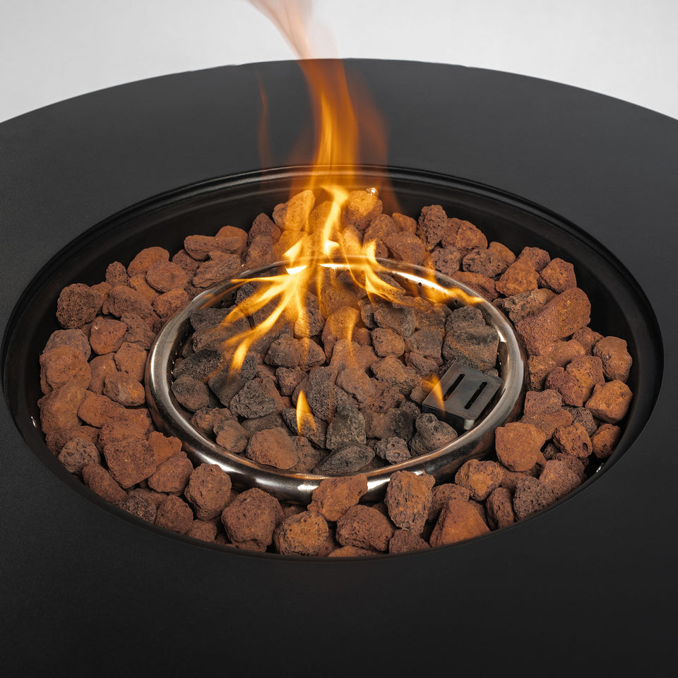 Fire pit table size