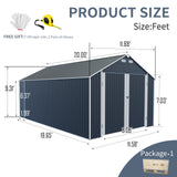 Metal garage shed exterior
