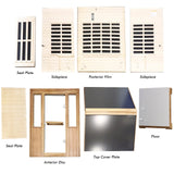 Infrared sauna panels and bench