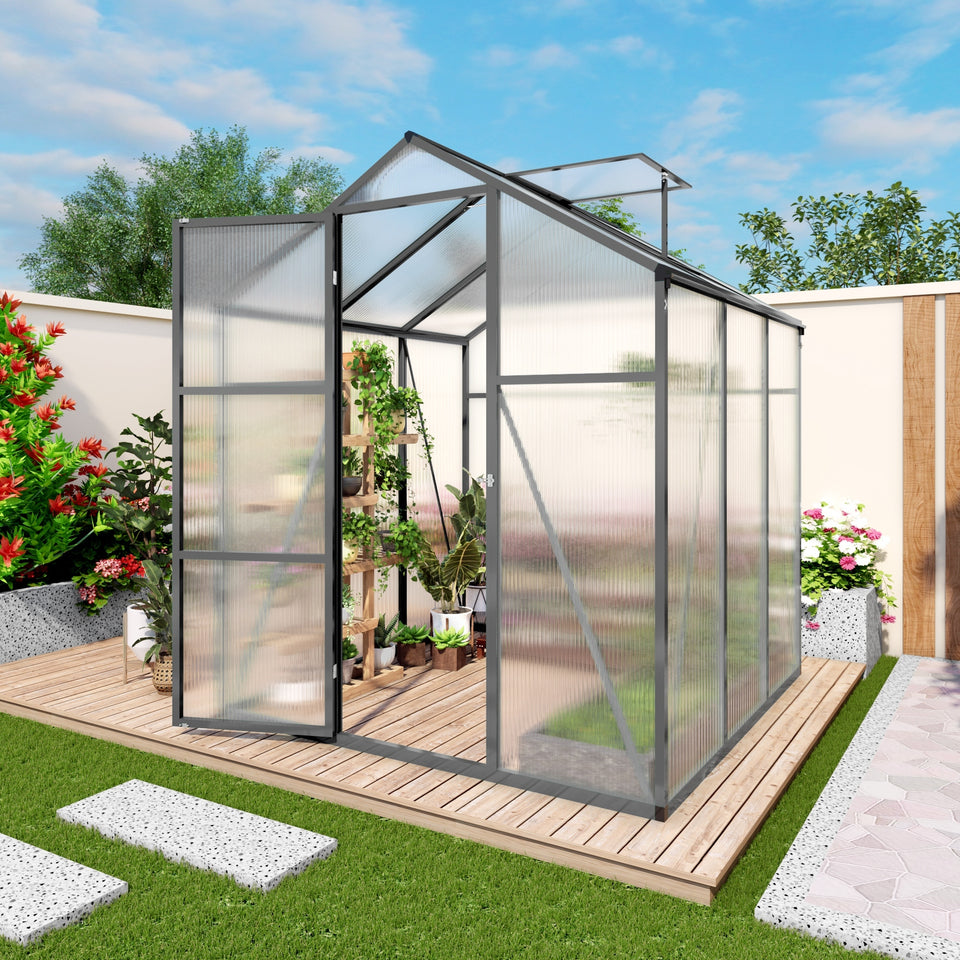 Greenhouse in garden