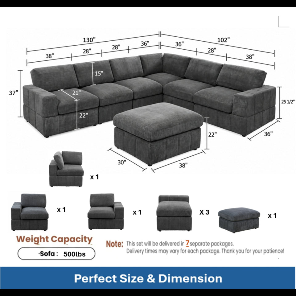 Modular sofa configurations