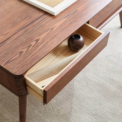 Coffee table storage shelf