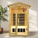 2 person outdoor far infrared sauna