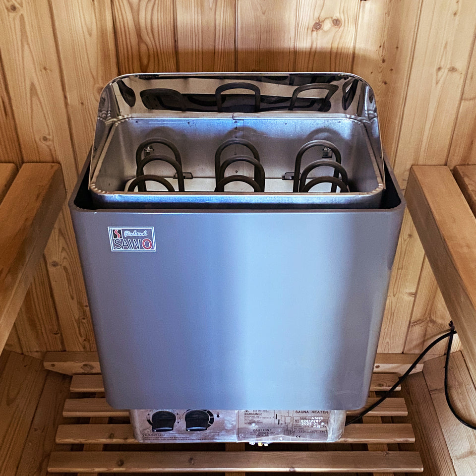 Sauna cabin details