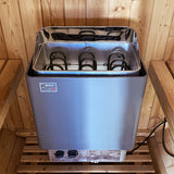 Sauna cabin details