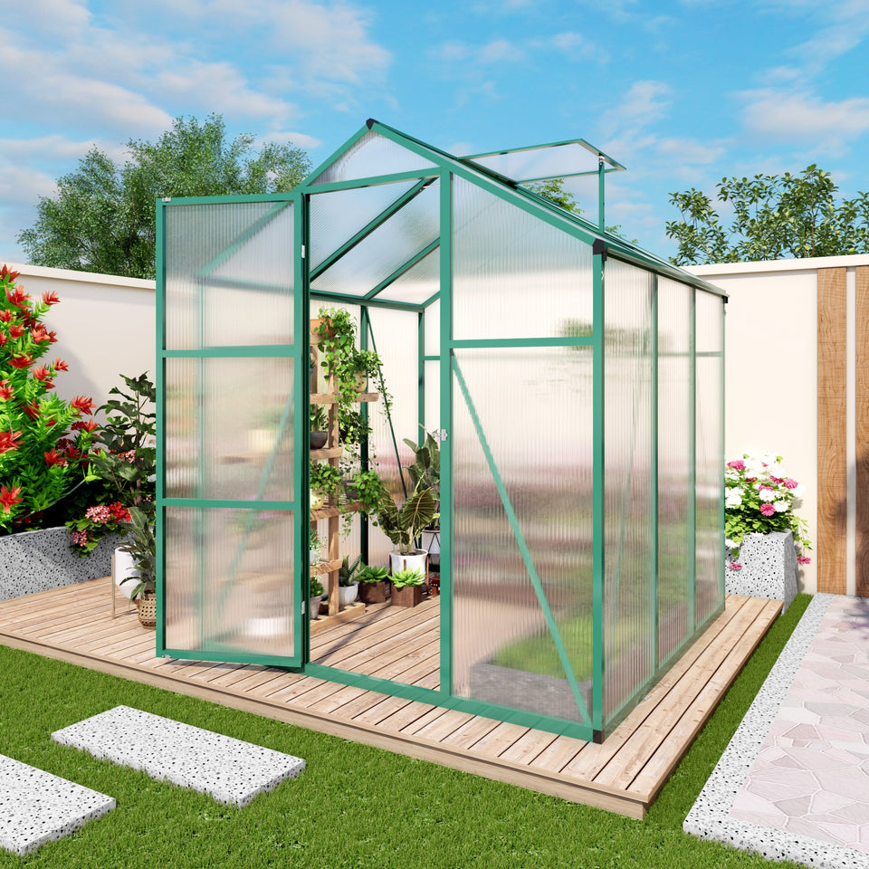 Small walk-in greenhouse