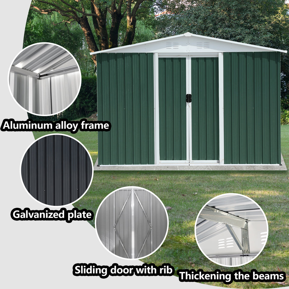 Shed storage inside