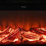 Fireplace TV stand features