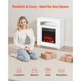 Electric stove heater in room