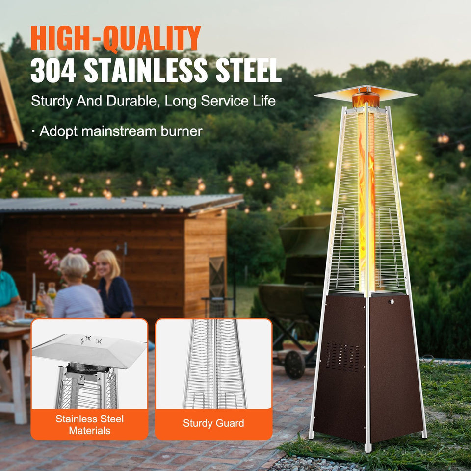 Patio heater dimensions