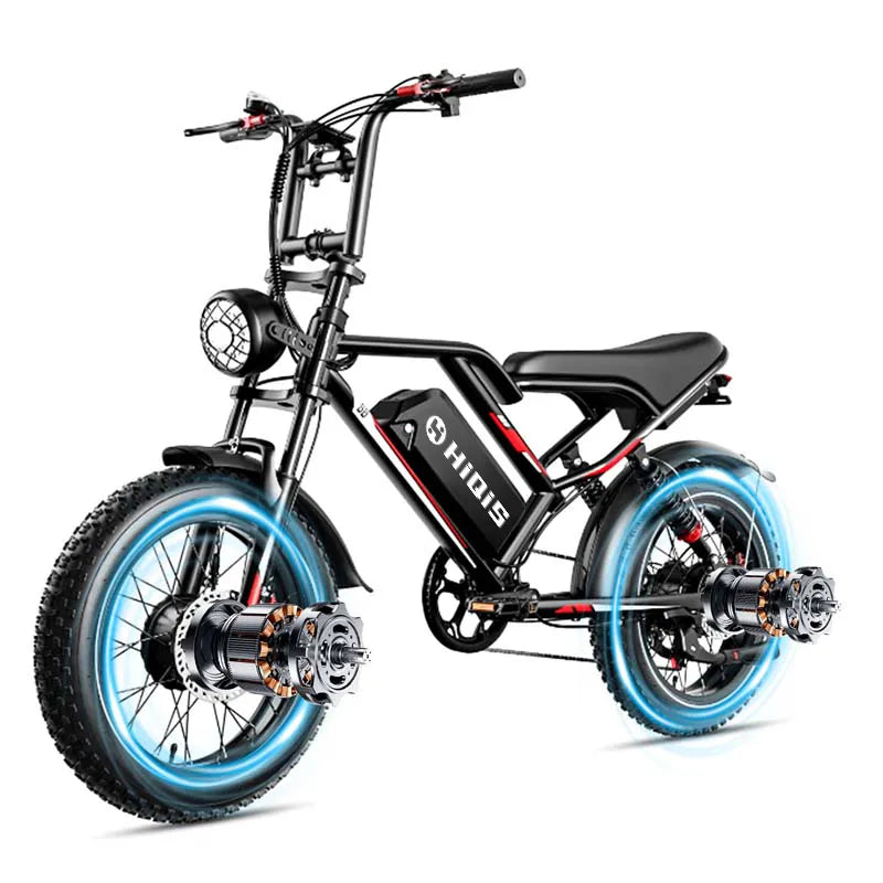 S8 Pro dual motor fat tire electric bike