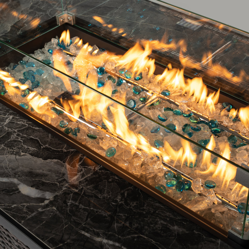 Tile top and fire ring