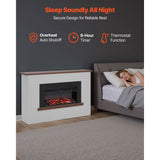 65.5 inch freestanding electric fireplace