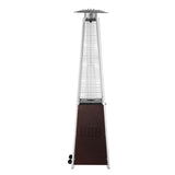 Bronze propane glass tube patio heater
