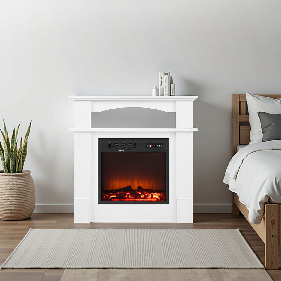 Electric fireplace stove flame
