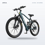 GT900 Electric Mountain Bike – 24" Dual Suspension, 21-Speed Shimano
