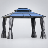 Hardtop gazebo front view