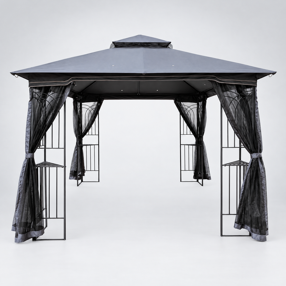 10 x 10 ft gazebo front view