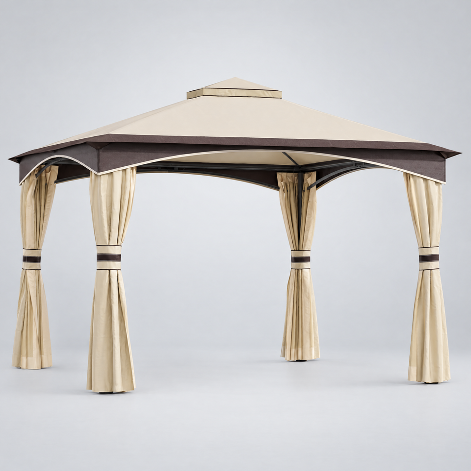 10 x 12 ft gazebo side view