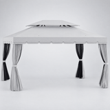 10 x 13 ft aluminum gazebo front view