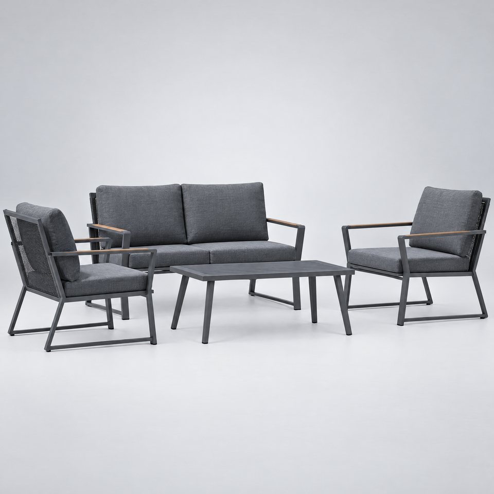 Conversation set front view