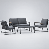 Conversation set front view