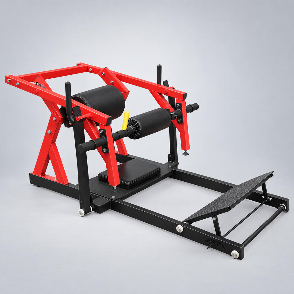 Hip thrust machine side profile view