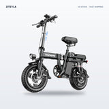 RS5 Folding Electric Bike – 14", Dual Suspension, 500W